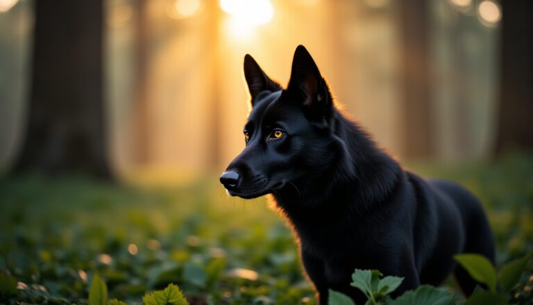 Chien loup noir : Décryptage d'un hybride mystérieux entre légende et vérité
