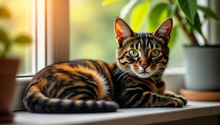 Chat écaille de tortue : Focus sur cette robe au motif exceptionnel