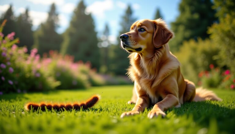 Chenille processionnaire et chien : comprendre les risques, reconnaître les symptômes et agir rapidement