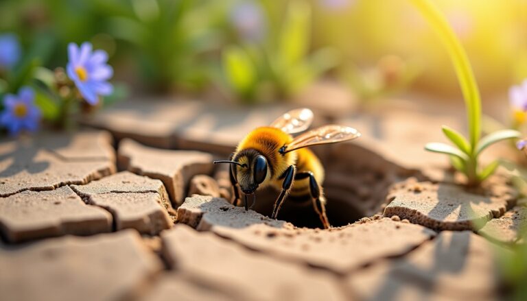 Abeilles de terre : comprendre leur habitat, les risques associés et comment s'en protéger efficacement